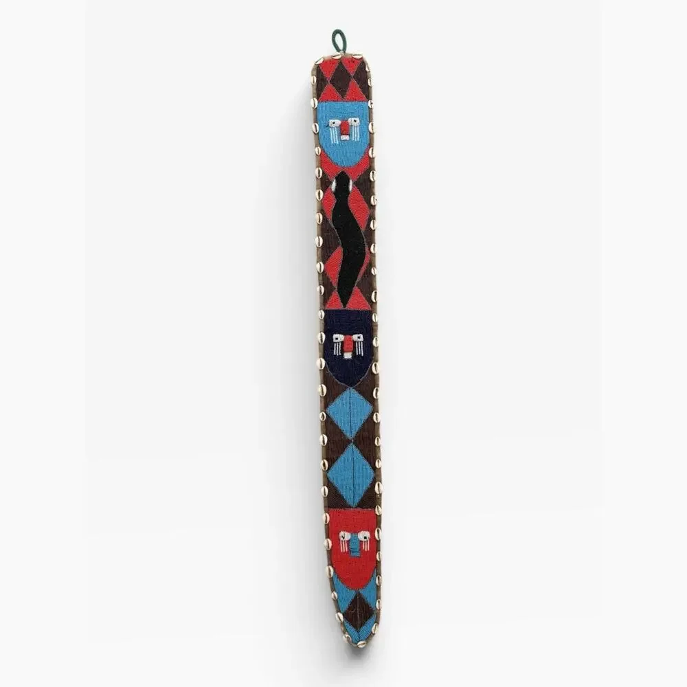 Yoruba Nigeria Beaded Cowrie Shell Sash 55